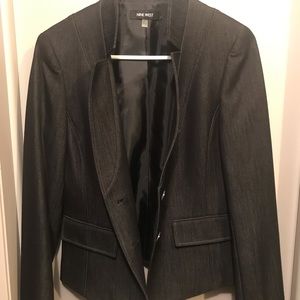 Nine West Black Jean Jacket
